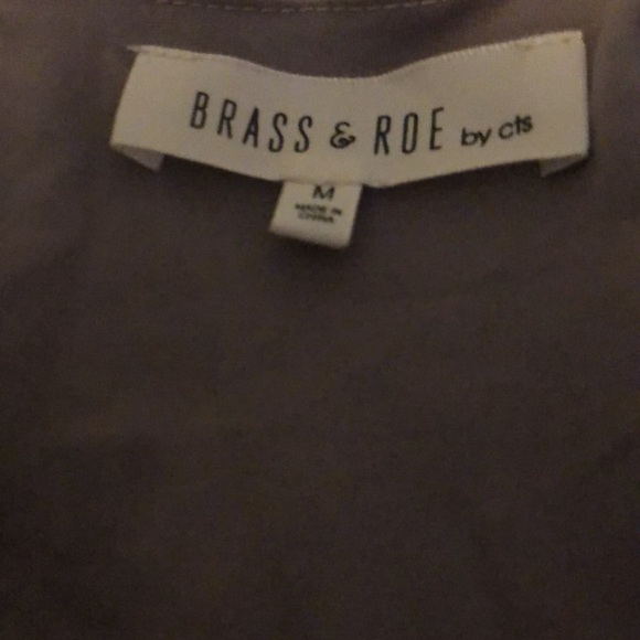 Brass & Roe By cts NWOT dress/formal light grey outing cover up - Picture 2 of 2